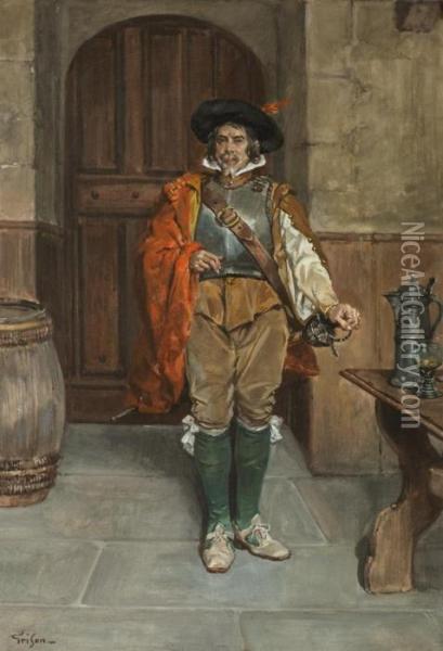 Mousquetaire Oil Painting - Francois Adolphe Grison