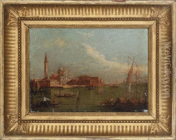 San Giorgio Maggiore, Venice Oil Painting - Francesco Guardi