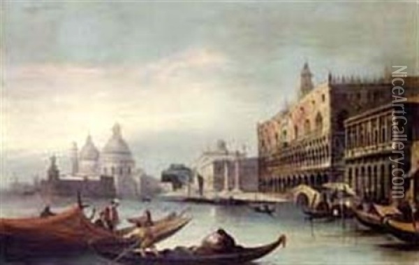 The Bacino Di San Marco, Venice Oil Painting - Maurice Bompard