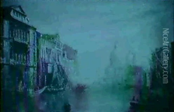 Venice Oil Painting - Harrison Bird Brown