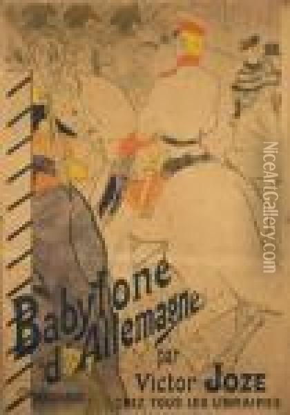 Babylone D'allemagne Oil Painting - Henri De Toulouse-Lautrec