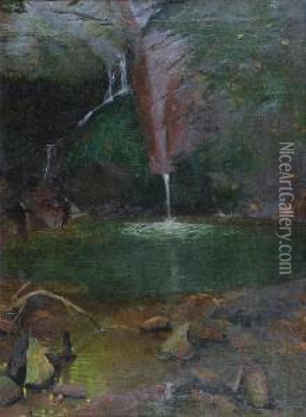 Gorski Staw Oil Painting - Edward, Edouard Okun