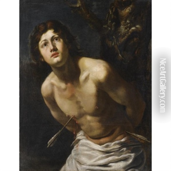 Saint Sebastian Oil Painting -  Caravaggio