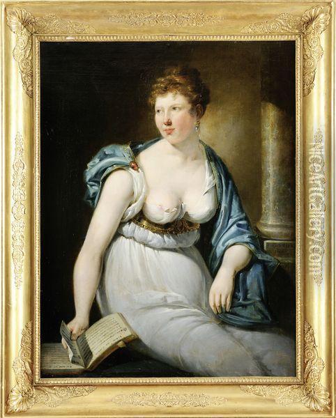 Femme Au Livre Oil Painting - Pieter Fontijn