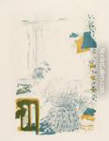 La Couturiere Oil Painting - Jean-Edouard Vuillard