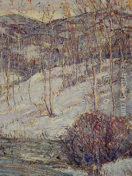 Blue Stream No. 2 Oil Painting - Ernest Lawson