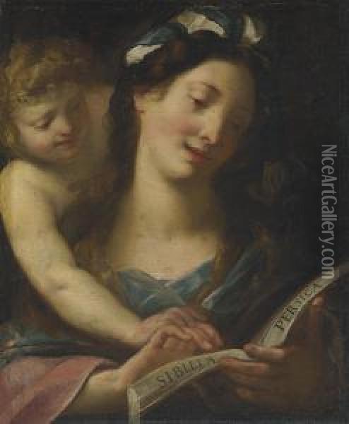 The Persian Sibyl Oil Painting - Giulio Cesare Procaccini