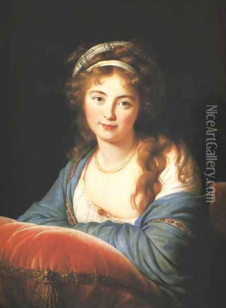 Portrait of Comtesse Catherine Skavronskaia Oil Painting - Elisabeth Vigee-Lebrun