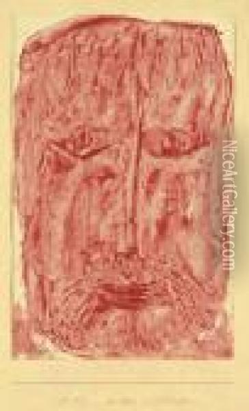 Ein Mann Der Schmerzen Oil Painting - Paul Klee