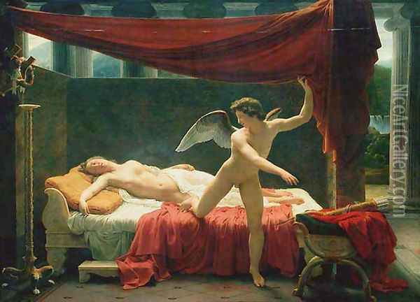 L'Amour et Psyché (Cupid and Psyche) Oil Painting - Francois-Edouard Picot