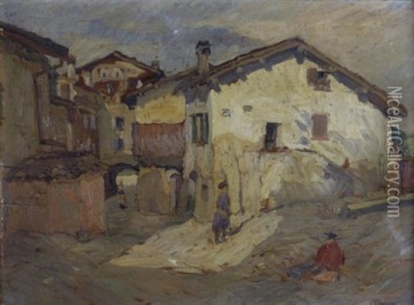 Savignano Di Mattina Oil Painting - Giuseppe Graziosi