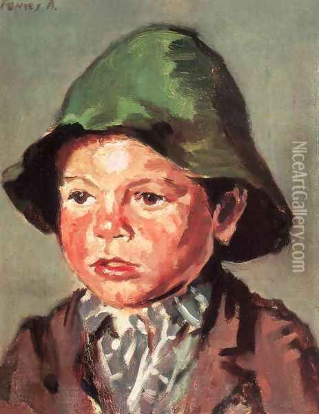 Portrait of a Boy after 1900 Oil Painting - De Lorme and Ludolf De Jongh Anthonie
