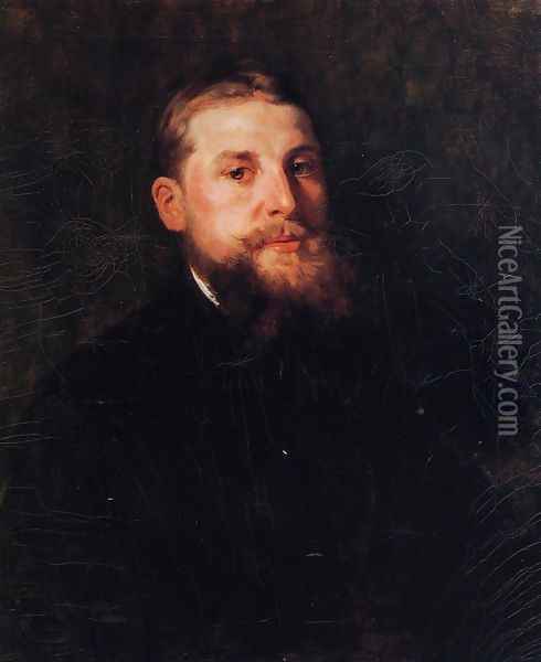 Portrait of a Gentleman Oil Painting - William Merritt Chase