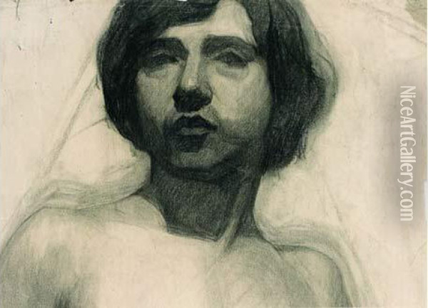 Portrait De Jeune Garcon En Buste Oil Painting - Roger de La Fresnaye