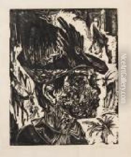 Derziegenhirt Oil Painting - Ernst Ludwig Kirchner