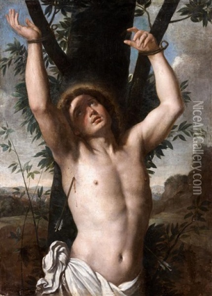 Saint Sebastien Oil Painting - Annibale Carracci