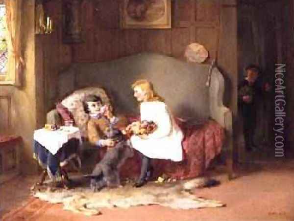 Feeling Much Better 1901 Oil Painting - George Bernard O'Neill