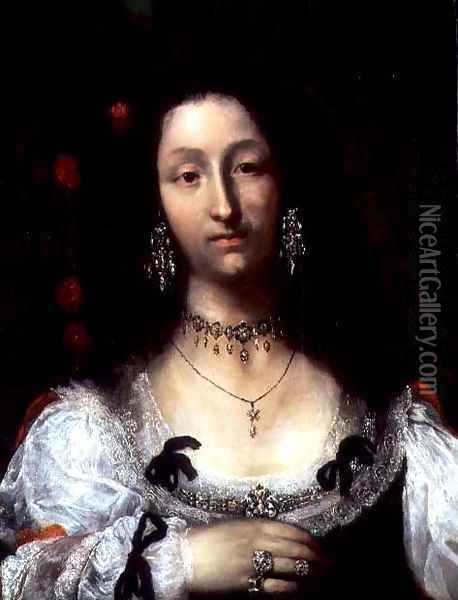 Portrait of a Lady Oil Painting - Girolamo Forabosco