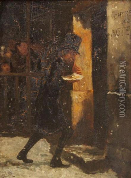 L'acteur Des Funambules Oil Painting - Honore Daumier