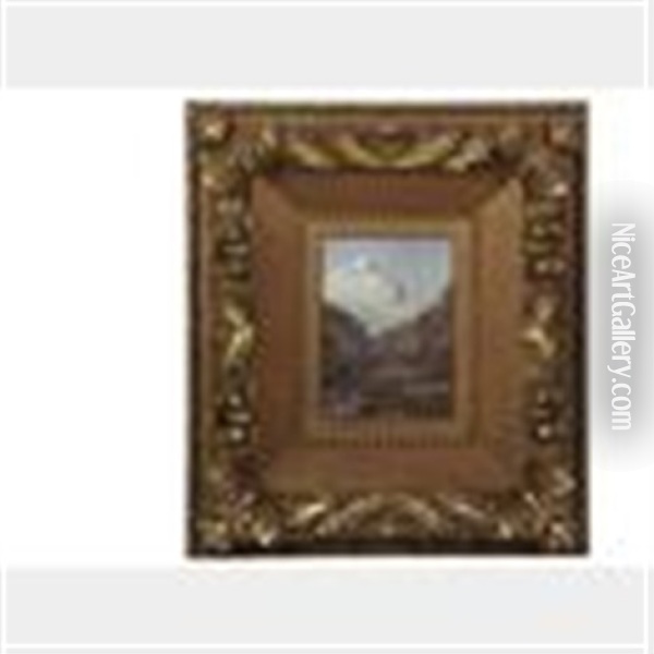 View Of The Jungfrau Oil Painting - Helen Henderson Chain