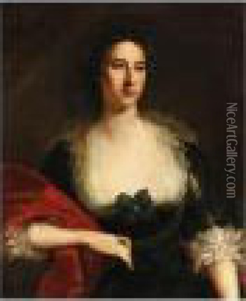 Portrait Of A Lady Oil Painting - Henry Pickering