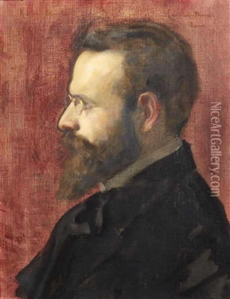 Portrait De Henri Bouchard Oil Painting -  Carolus-Duran
