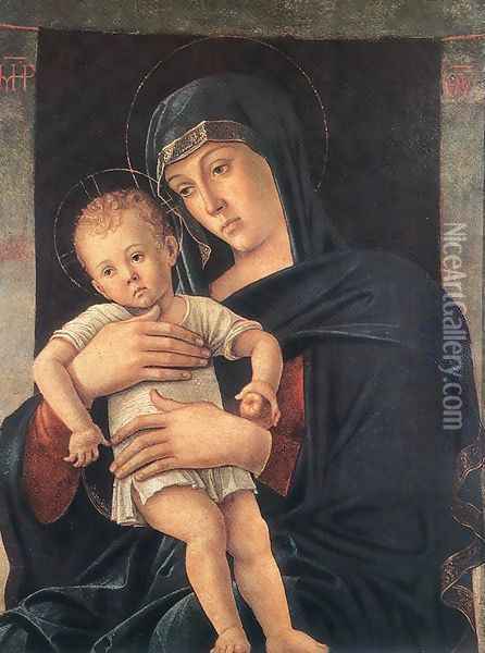 Madonna with the Child (Greek Madonna) 1460-64 Oil Painting - Giovanni Bellini