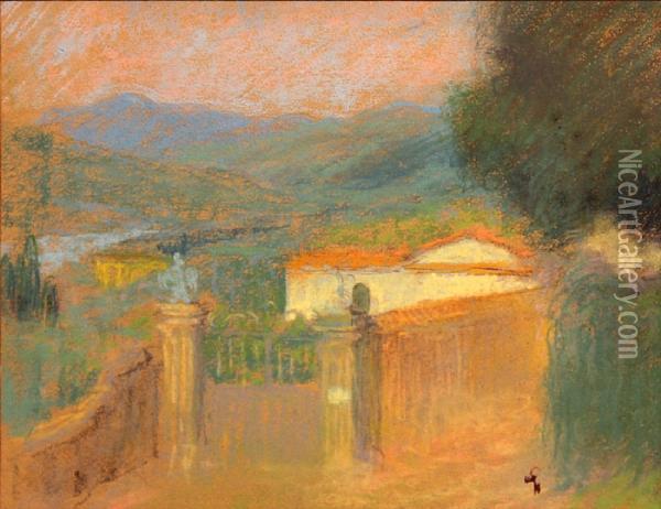 Florence, Italy Oil Painting - William Penhallow Henderson