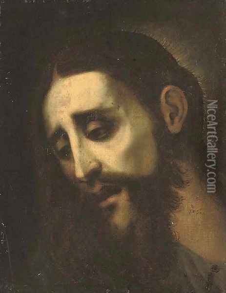 The Head of Christ Oil Painting - Luis de Morales