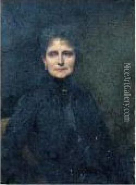 Portrait De Madame Sylvain Chateau Oil Painting - Carolus (Charles Auguste Emile) Duran