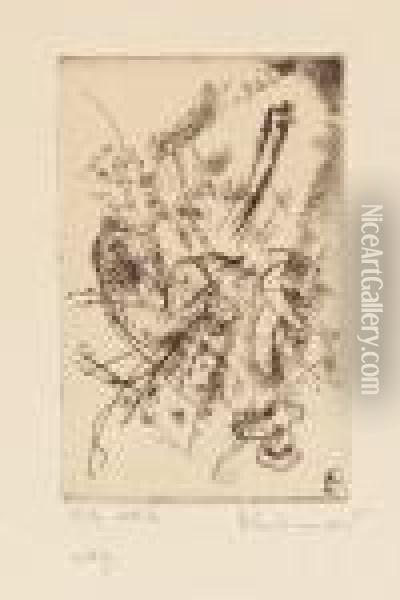 Radierung 1916 - No. Ii Oil Painting - Wassily Kandinsky