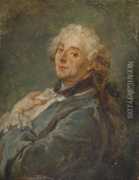 Portrait Du Peintre Francois Boucher Oil Painting - Gustaf Lundberg
