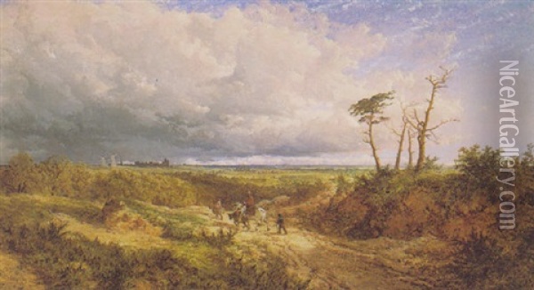 Near Newark Oil Painting - Edmund John Niemann