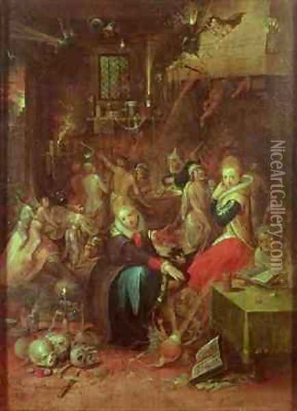 The Witches Sabbath Oil Painting - Frans the younger Francken