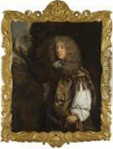 Portrait Of A Gentleman Oil Painting - Sir Peter Lely