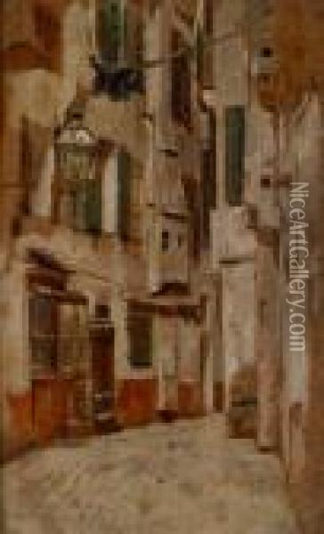 Gasse In Venedig Oil Painting - Max Liebermann