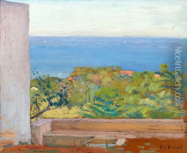 Vue De La Villa Abd-el-tif A Alger Oil Painting - Paul Emile Dubois