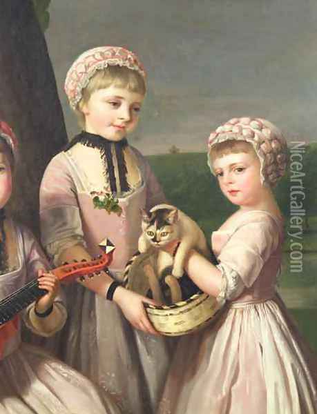 The Ladies Waldegrave Oil Painting - George James