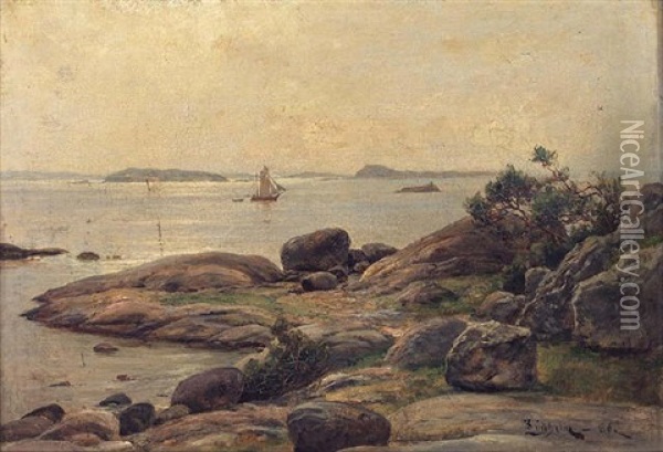 Nakyma Sarosta Oil Painting - Berndt Adolf Lindholm