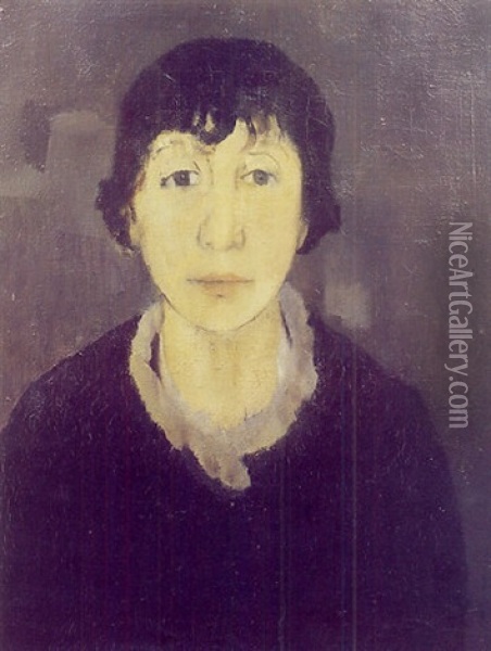 Portrait De Marie-louise Bousquet Oil Painting - Christian Berard