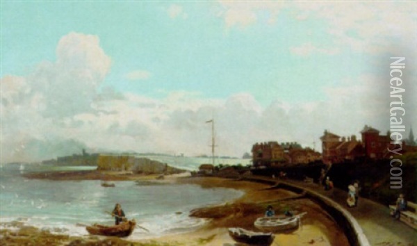 Westgate On Sea Oil Painting - Thomas Walter Wilson
