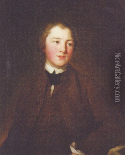 Portrait Of Charles Graeme Oil Painting - Richard Brompton