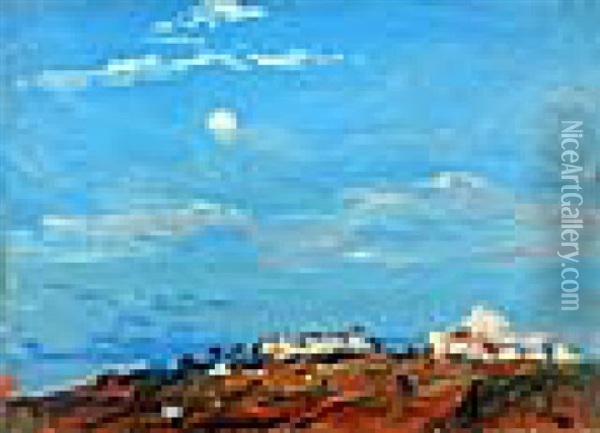 Moonrise, Tangier Oil Painting - John Lavery