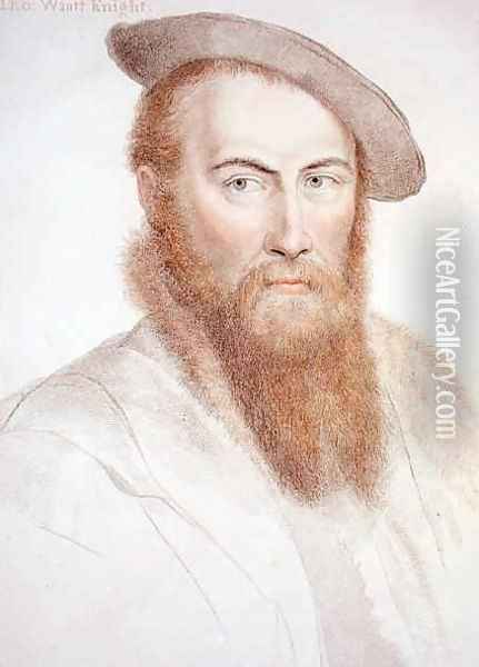 Sir Thomas Wyatt Oil Painting - Hans Holbein the Younger