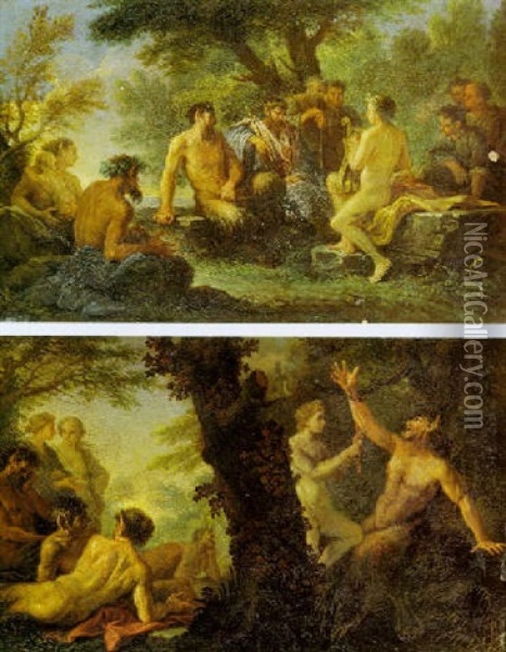 Apollo E Marsia Oil Painting - Filippo Lauri