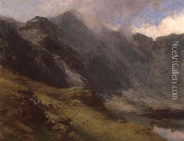 Im Gebirge Oil Painting - Edward Theodore Compton