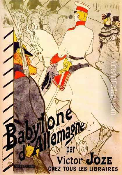 babylone d'allemagne Oil Painting - Henri De Toulouse-Lautrec