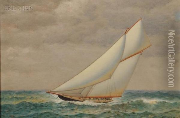 Sailing Oil Painting - James Gale Tyler