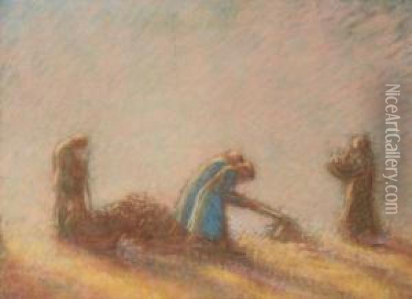 Aratas Oil Painting - Erdei Viktor