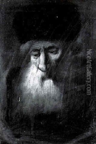 The Bearded Man Oil Painting - Govaert Flinck